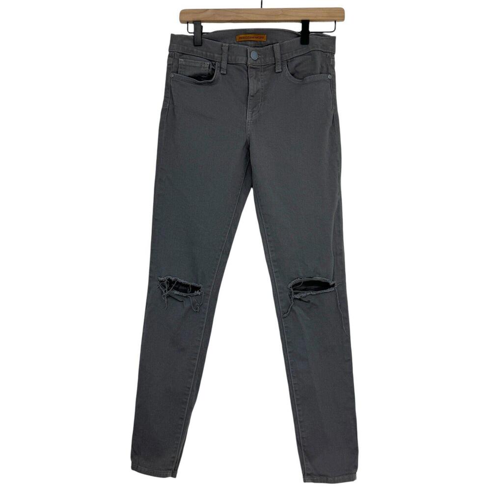 Rebecca Minkoff Women’s Size 27 Light Grey Thompson Twill Mid Rise Skinny Jeans